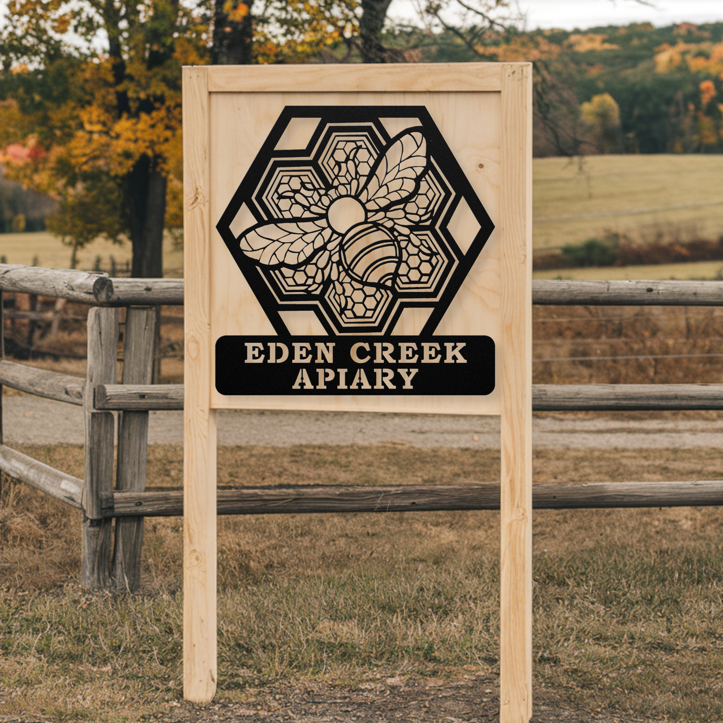 Custom Bee Sign