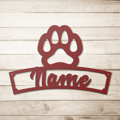 Custom Pet Name Sign