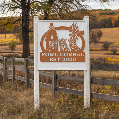 Chicken Coop Sign