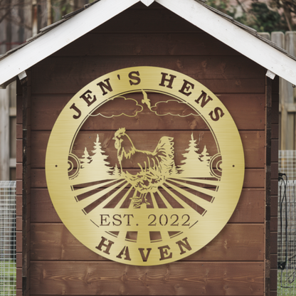 Chicken Coop Sign